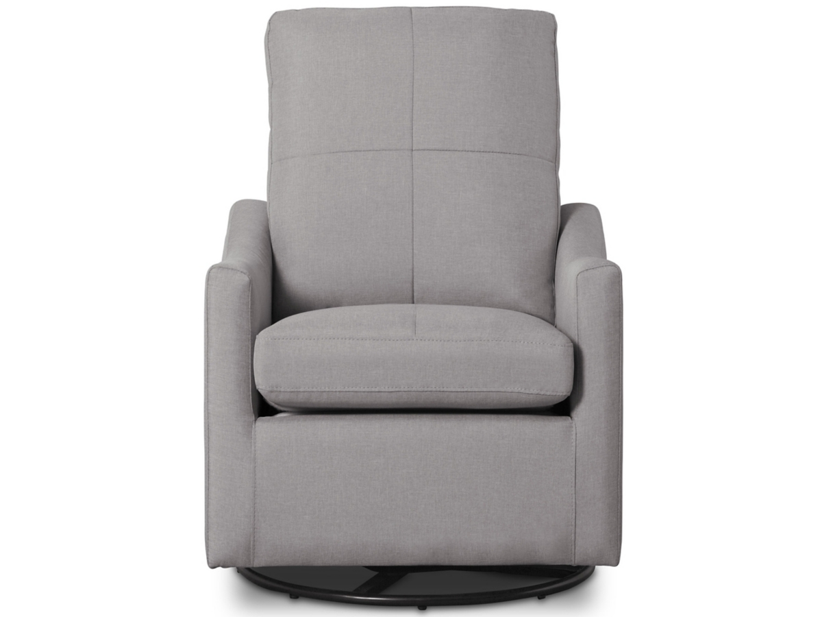 Delta Children Kenwood Slim Nursery Glider Swivel Rocker Chair, French Gray, large