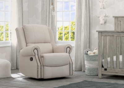 delta children drake nursery glider swivel recliner