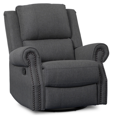 gray rocker recliner for nursery