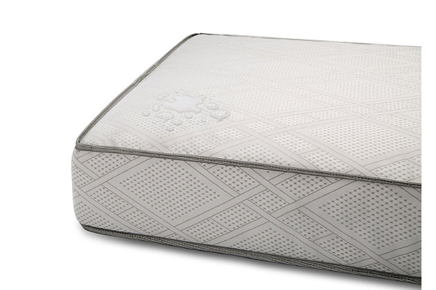 Create an unparalleled sleep experience for your little one with the Beautyrest Black Beginnings Diamond 2 Stage Crib and Toddler Mattress. At the core of this baby mattress 231 Beautyrest® Pocketed Coil® springs provide firm and even support. These individually wrapped coils provide greater durability than traditional coils while delivering pressure relief for your growing baby. Built to keep up with your child’s changing sleep needs, this mattress is designed with two distinct sides, the infant side features a firm, soy-enhanced foam layer for comfort and support while the toddler side has a layer of Micro Diamond™ Memory Foam which helps move heat away from the body for a cool, comfortable sleep. Packed with luxurious features, the Beautyrest Black Beginnings Diamond 2 Stage Crib and Toddler Mattress allows you to welcome baby home with a mattress that comforts them each and every night.For any questions regarding delta children products, please contact consumersupport@deltachildren.com monday to friday, 8:30 a.m. To 6 p.m. (est) | 231 beautyrest® pocketed coil® springs are individually wrapped to provide durability and deliver pressure point relief | Unique infant and toddler sides provide ideal comfort for each stage of your child’s life | Infant side: features a soy enhanced foam layer for comfort and support | Toddler side: features micro diamond™ memory foam, micro diamonds in the foam work to conduct heat away to help with a cooler night’s sleep | Beautyedge® support: firm soy enhanced foam edges create superior support and stability right to the edge of the mattress | Waterproof soft woven cover for easy clean up | Square corners create a secure fit in the crib | Made in usa of domestic and imported materials | Limited lifetime warranty