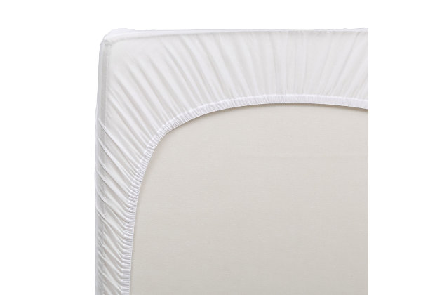 The Beautyrest KIDS Fitted Crib Mattress Pad helps your baby achieve a good night’s sleep each and every night. Luxurious fabric and a soft quilted top provide an additional layer of comfort for a rejuvenating sleep environment while the waterproof backing protects your baby’s mattress from spills, leaks and stains. Finished with elastic edges, this baby mattress pad cover will stay securely in place as your little one sleeps. Fits standard size crib mattresses and toddler bed mattresses.For any questions regarding delta children products, please contact consumersupport@deltachildren.com monday to friday, 8:30 a.m. To 6 p.m. (est) | Fits standard size crib mattresses and toddler bed mattresses (sold separately) | Luxuriously soft quilted top provides an extra layer of comfort—no noisy “crinkling” sounds | Waterproof backing protects the mattress from spills, leaks and stains | 100% polyester