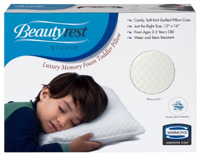 Delta Children Beautyrest Kids Luxury Memory Foam Toddler Pillow, , large
