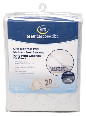 serta perfect sleeper deluxe crib mattress pad