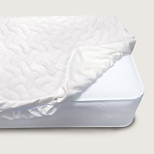Your baby will enjoy the comfort and protection of Serta’s Sertapedic Fitted Crib Mattress Pad. A quilted top offers baby ultimate cushioned comfort, while a 100% waterproof underside protects the mattress from liquids. Designed to perfectly fit most standard sized crib mattresses, the elasticized corners ensure the pad will stay snugly on the mattress, preventing shifting and sliding. This pad is machine-washable for easy cleaning.For any questions regarding delta children products, please contact consumersupport@deltachildren.com monday to friday, 8:30 a.m. To 6 p.m. (est) | A quilted top provides a soothing environment for baby | 100% waterproof underside protects mattress from liquids | 100% polyester | Elastic corners prevent shifting and sliding of the mattress pad | Machine wash warm, tumble dry low | Fits most standard sized crib mattresses