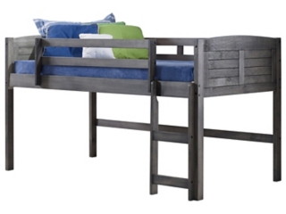 Donco Louvered Low Loft Bed