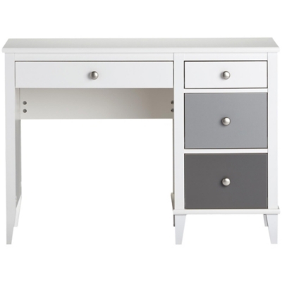 Dhp Three Tone Monarch Hill Poppy Grey And White Desk Ashley Furniture Homestore