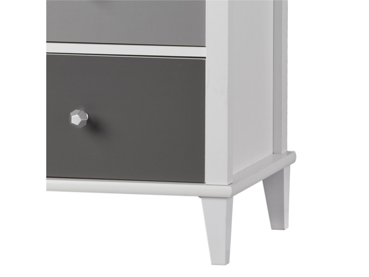 Dhp three tone monarch hill poppy grey and white desk discount