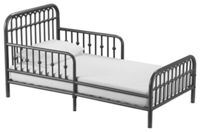 Metal Monarch Hill Ivy Gray Toddler Bed, Graphite, large