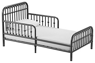 Metal Monarch Hill Ivy Gray Toddler Bed, Graphite, large