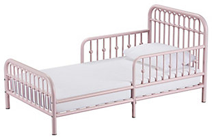 Metal Monarch Hill Ivy Pink Toddler Bed, Pink, rollover