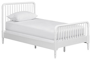 Wooden Rowan Valley Linden White Bed, , large