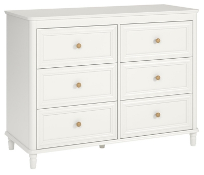 6 Drawer Piper Cream Dresser, , large