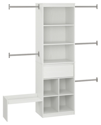 B600000538 Organization Grow with Me White Closet sku B600000538