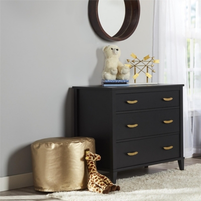 3 Drawer Monarch Hill Hawken Black Dresser Ashley Furniture