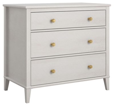 Little Seeds Monarch Hill Poppy Ivory Oak 3 Drawer Dresser Ashley Furniture Homestore