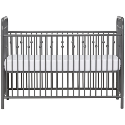 white rod iron crib