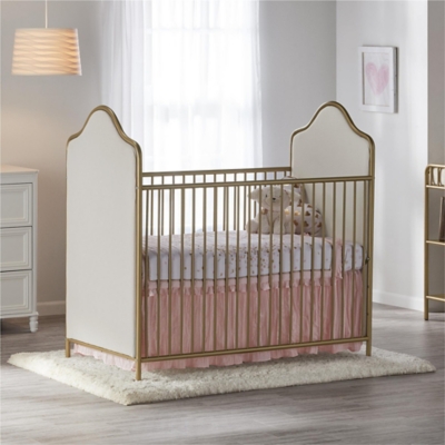 Baby crib clearance gold