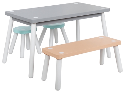 kids table with bench