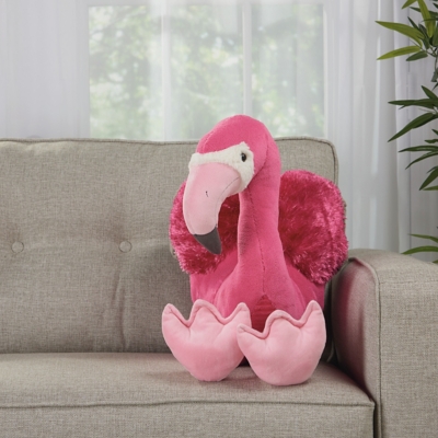 large plush flamingo