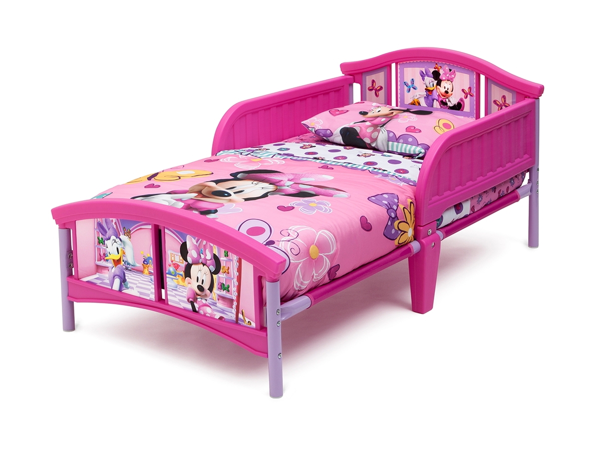 Delta Children Disney Minnie Mouse Plastic Toddler Bed, , large