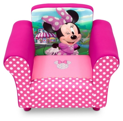 Delta Children Disney Minnie Mouse Upholstered Chair, Pink