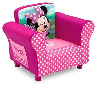 Delta Children Disney Minnie Mouse Upholstered Chair, , large