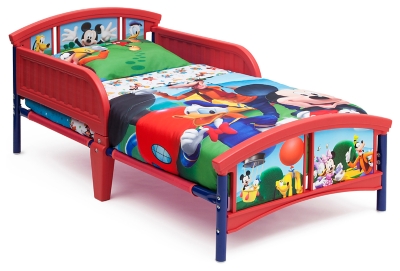 Delta Children Disney Mickey Mouse Plastic Toddler Bed Ashley
