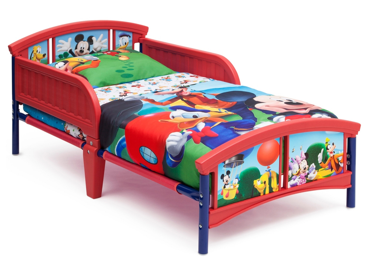 Delta Children Disney Mickey Mouse Plastic Toddler Bed, , large