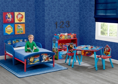 Paw patrol table and cheap chairs girl