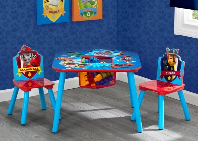 paw patrol childrens table and chairs