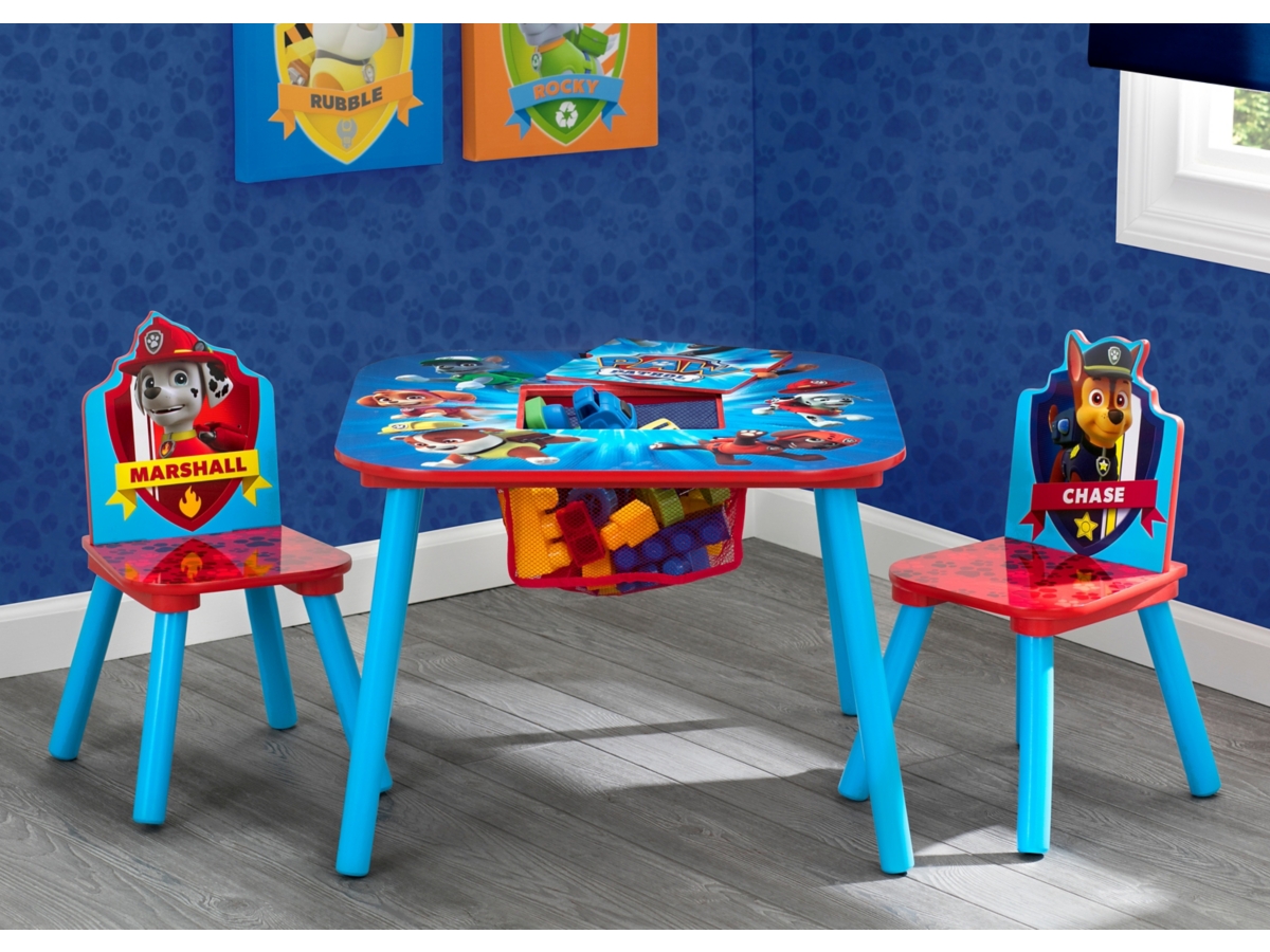 Delta Children Nick Jr. Paw Patrol Table And Chair Set With Storage Ashley