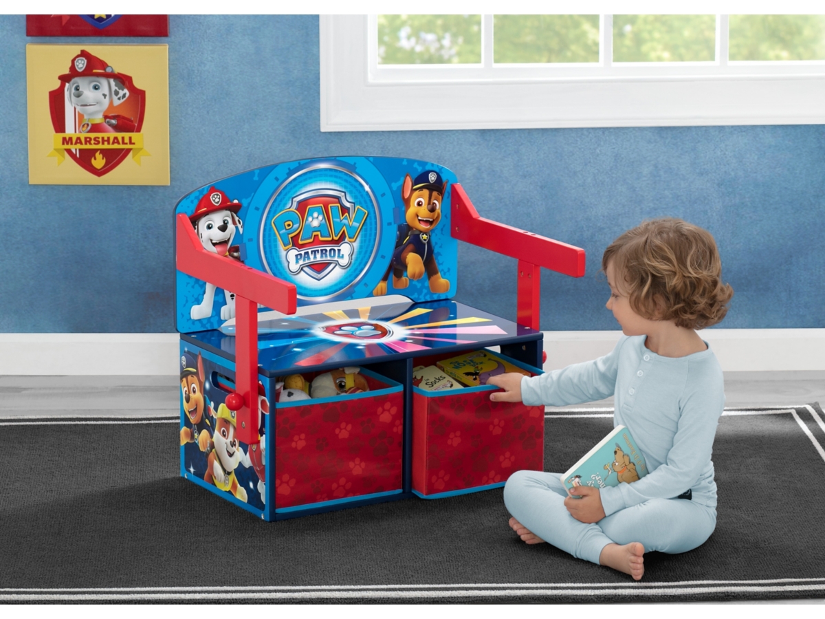 Delta Children Nick Jr. Paw Patrol Kids Activity Bench