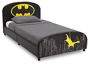 Delta Children Dc Comics Batman Upholstered Twin Bed, , large