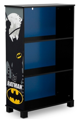 Delta Children Dc Comics Batman Deluxe 3 Shelf Bookcase, , large