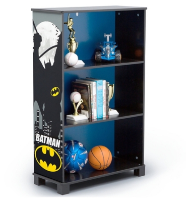 DC Comics Batman Deluxe 3-Shelf Bookcase | Ashley