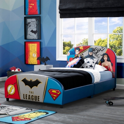 Delta Children Dc Comics Justice League Upholstered Twin Bed Ashley