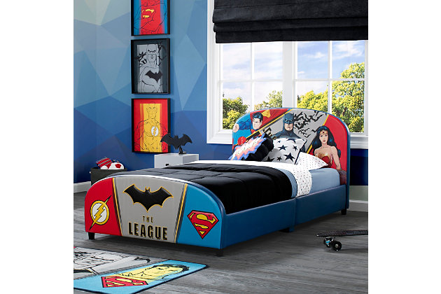 Justice League Movie Team Assembled Kids Bedding Throw 