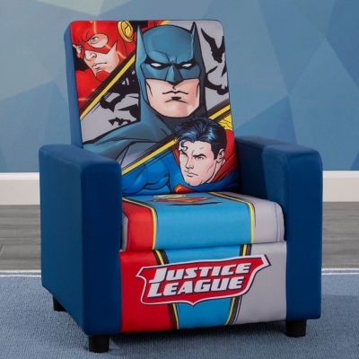 Delta Children Dc Comics Justice League High Back Upholstered Chair, , rollover