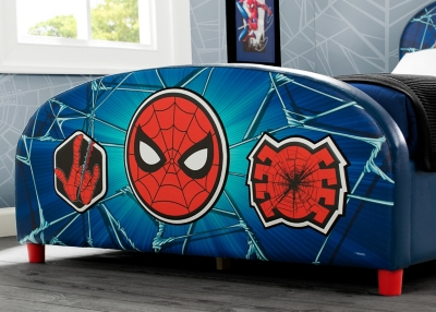 twin size spiderman bed