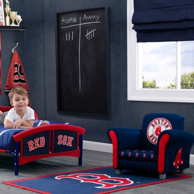 Delta Children Mlb Boston Red Sox Soft Area Rug Ashley Furniture