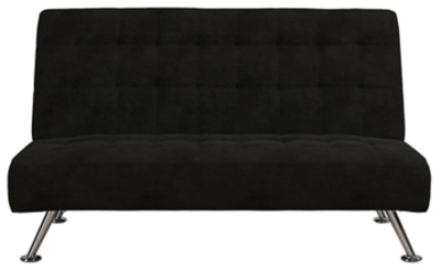 Kids Sofa Futon, Black, large