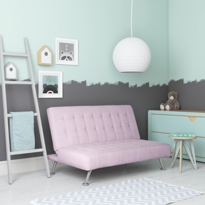 Kids Sofa Futon, Lilac, rollover