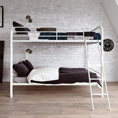 White iron outlet bunk beds