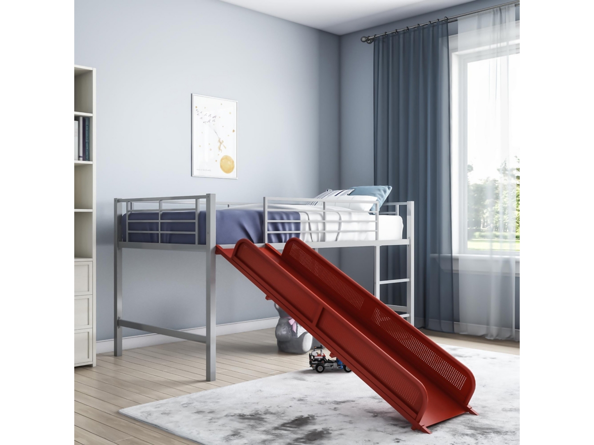 Junior loft bed shops with slide