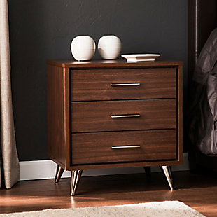 Two Tone Three Drawer Nightstand, , rollover