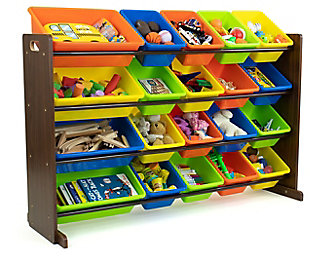 Kids Forest Extra Large Toy Storage Organizer with 20 Bins, , large