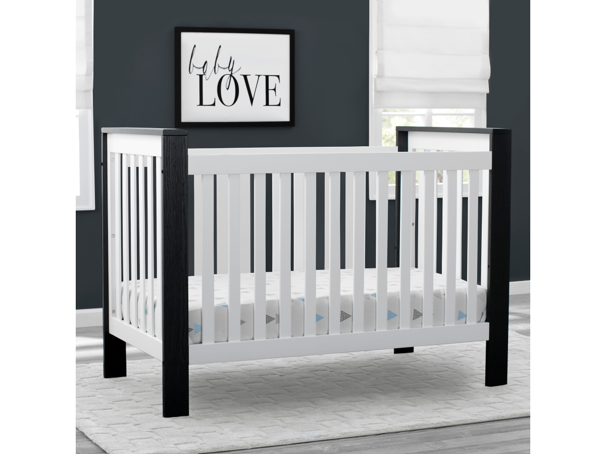 Black and white baby crib online