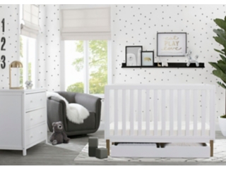 Delta Children Hendrix 4-in-1 Convertible Crib with Under Crib Storage