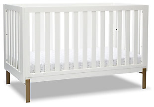 Delta Children Hendrix 4-in-1 Convertible Crib, White, large
