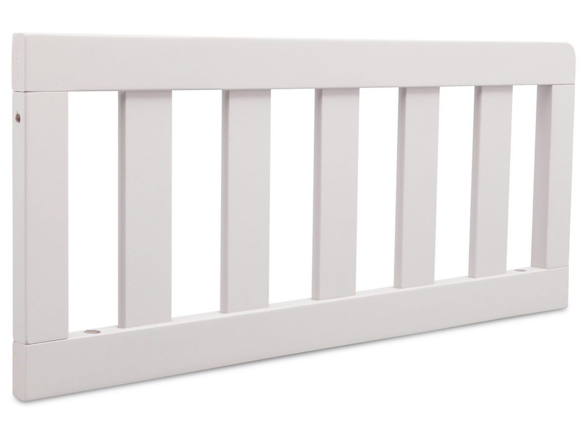Delta Children Toddler Guardrail, White, large